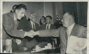 Harold Velde (Left), Chairman House Un-American Activities Committee (Photo)